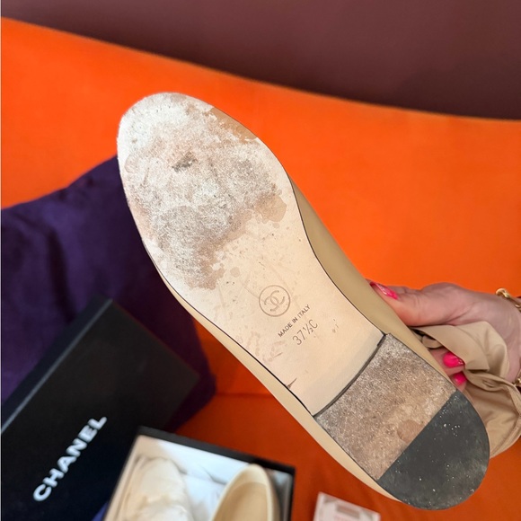 CHANEL flats 37.5 - Picture 5 of 7